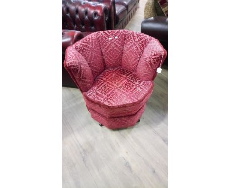 VINTAGE ART DECO STYLE BEDROOM CHAIR