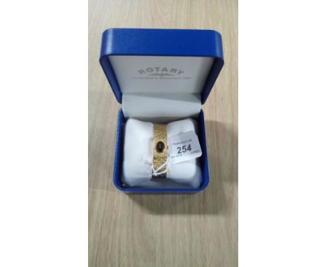 VINTAGE 'ROTARY ' MECHANICAL WATCH IN BOX - WORKING ORDER
