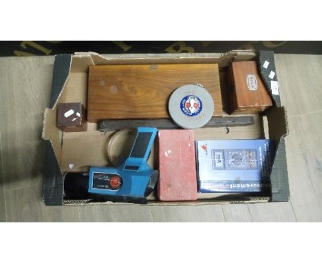 BOX OF TOOLS (DIGITAL LCR METER & OTHERS)