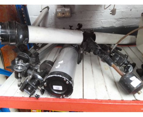A Traveller telescope and tripod, and another telescope 
