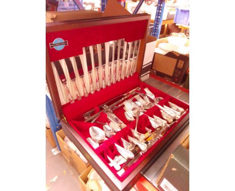 A boxed canteen of cutlery by K Bright Ltd 