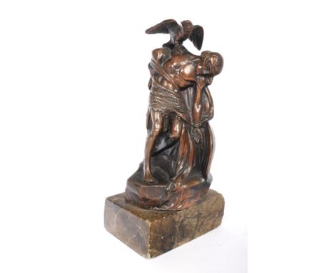 1966: 1916 Rising commemoration sculpture of 'The Dying Cúchulainn' A patinated bronze statue after Oliver Sheppard (1865-194