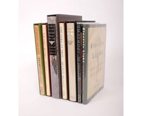 Heaney, Seamus. First US editions, published by Farrar Straus Giroux. Station Island, 1985, cased; The Haw Lantern, 1987, cas