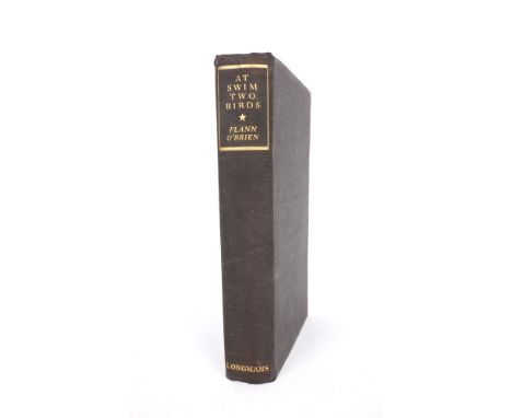 Flann O'Brien, At Swim Two Birds, First Edition Longmans, Green and Co., 1939, 8vo, first edition, first issue, black cloth g