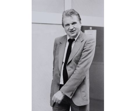 Minihan, John. (b.1946) Francis Bacon in London in 1989. Rare, modern print of the 1989 Original / Vintage Photograph on arch