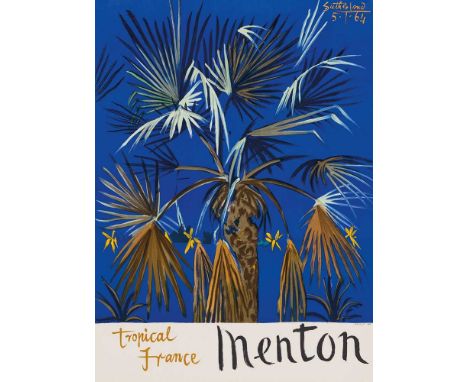 After Graham Sutherland (1903 - 1980) Menton lithographic poster, 1964, condition A; not backedDimensions:31.5 x 23 in. (80 x