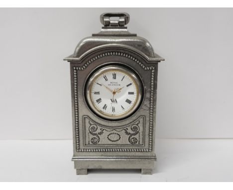 ROYAL SELANGOR PEWTER CARRIAGE CLOCK, V AND A MUSEUM