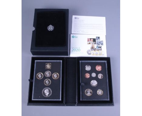 The Royal Mint The 2020 UK Proof Coin Set Treasure for Life, With ticket of authenticity.  
