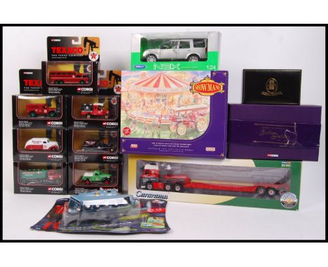 A collection of original Corgi, Oxford, Lledo & others diecast model sets & vehicles to include 7x Texaco, The Texas Company 