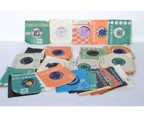 A collection of vintage 1960's onwards vinyl 45rpm 7" singles from various artists to include Rolling Stones, The Who, Rod St