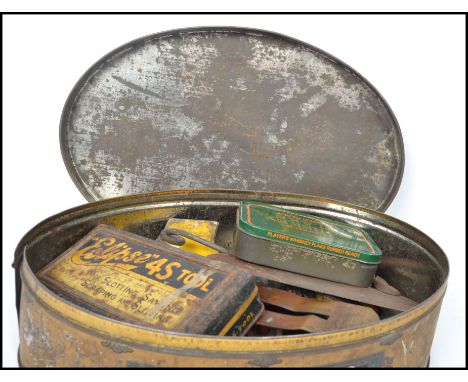 A collection of vintage 20th century items to include vintage AA car motoring badges, RAC badge, various GWR railway badges a