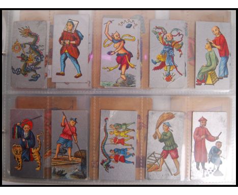 Cigarette Cards: An album of assorted vintage cigarette cards - all full sets. From a large private collection, including cig