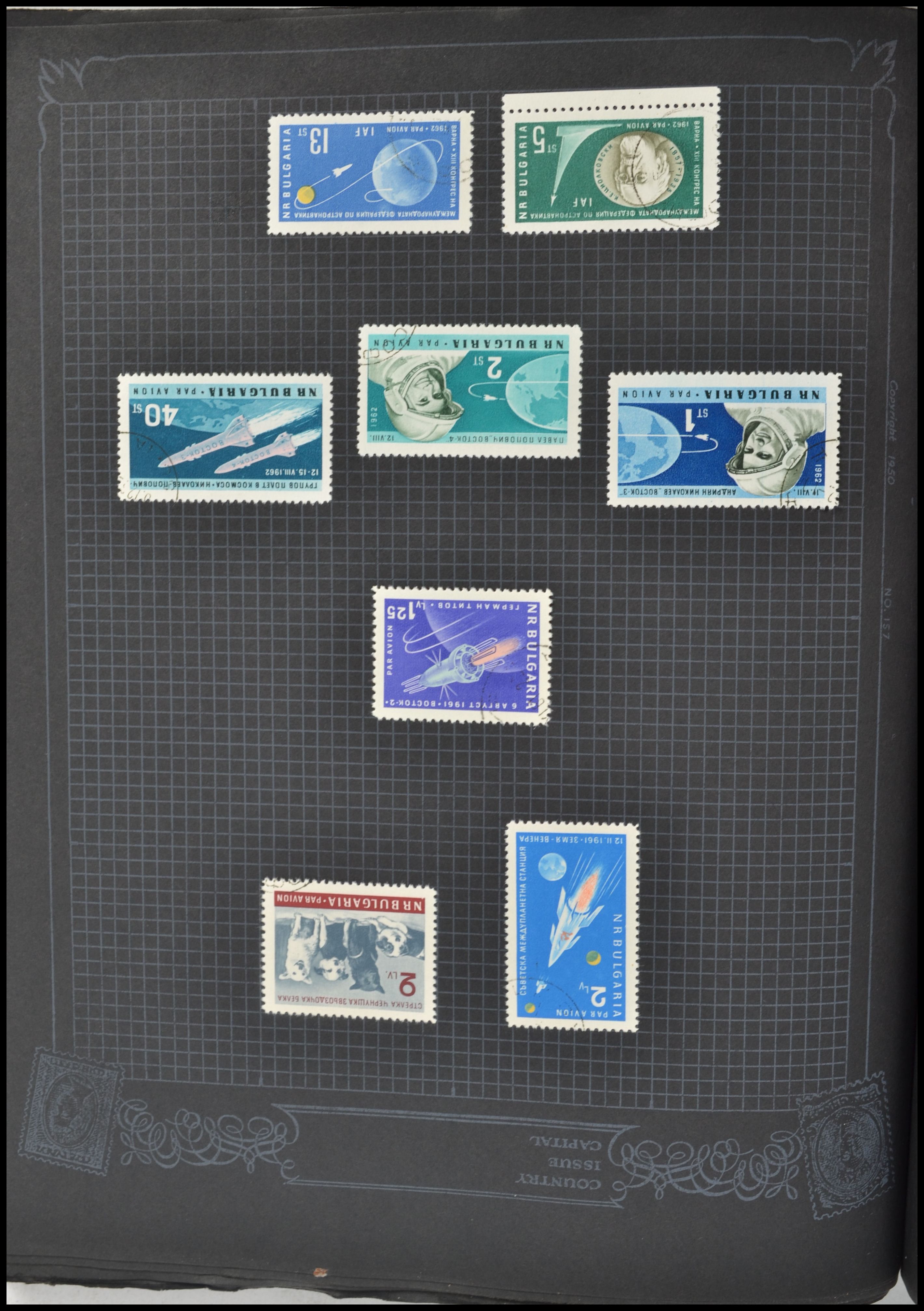 Thematic A collection of space stamps mint and used including many