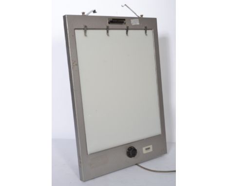 A vintage 20th century retro industrial medical scientific X Ray light box Cold Light Illuminator by Kodak. 