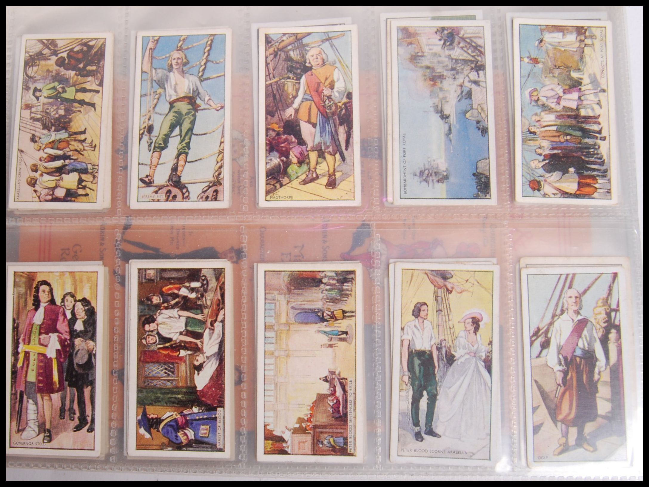 Cigarette Cards: An Album Of Assorted Vintage Cigarette Cards - All Odd ...