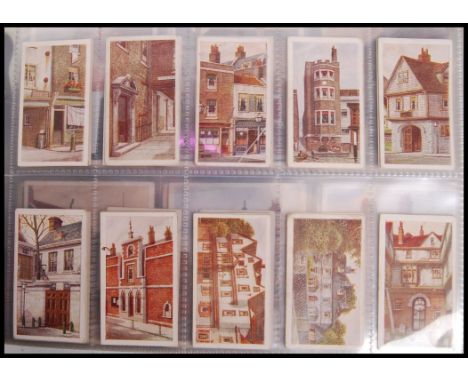 Cigarette Cards: An album of assorted vintage cigarette cards - all full sets. From a large private collection, including cig