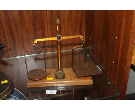 A SET OF VINTAGE SCALES 