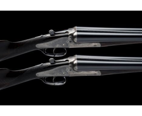 HOLLAND & HOLLAND A PAIR OF 12-BORE 'NO.3 GRADE' BACK-ACTION SIDELOCK EJECTORS, serial no. 20464 / 5, for 1898, 30in. nitro b