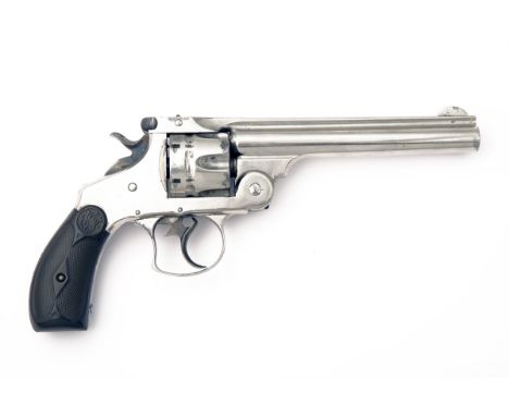 SMITH & WESSON, USA A .44 (RUSSIAN) SIX-SHOT REVOLVER, MODEL 'DOUBLE ACTION FIRST MODEL', serial no. 7532, circa 1898, with n