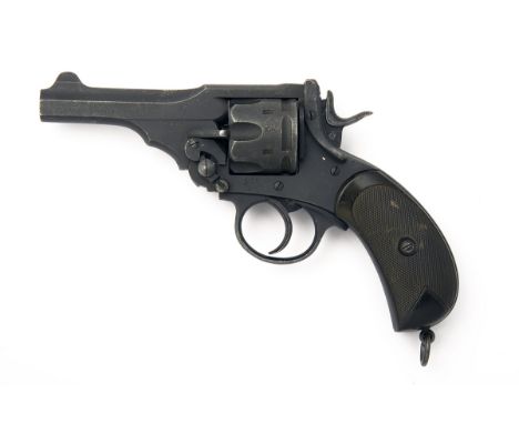 WEBLEY & SCOTT, BIRMINGHAM AN INSCRIBED .455 SIX-SHOT SERVICE-REVOLVER, MODEL 'MKV', serial no. 146726, dated for 1915, with 