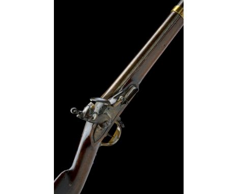 ST. ETIENNE MANUFACTORY, FRANCE A GOOD .69 FLINTLOCK MUSKET, MODEL 'CHARLEVILLE 1777 CORRECTED YEAR IX DRAGOON', no visible s