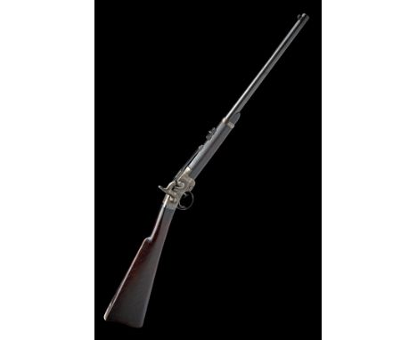 POULTNEY &amp; TRIMBLE, U.S.A. AN EXCEPTIONALLY GOOD .50 CAPPING BREECH-LOADING SMITH PATENT CARBINE, serial no 9299. with 21