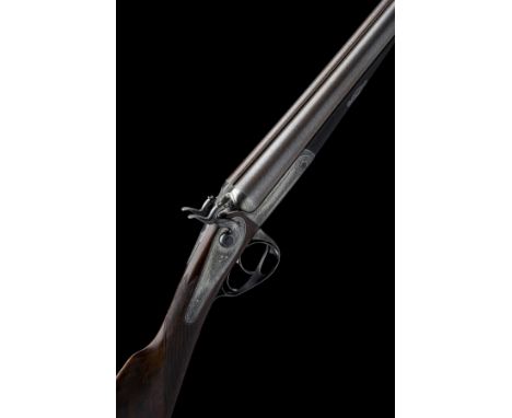 PURDEY A 12-BORE 1863 PATENT (SECOND PATTERN) PUSH-FORWARD THUMBHOLE UNDERLEVER HAMMERGUN, serial no. 8527, for 1871, 28in. n