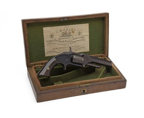 SMITH & WESSON FOR J. CRANE, LONDON A GOOD CASED .32 RIMFIRE POCKET-REVOLVER, MODEL '1 1/2', serial no. 18945, first issue ve