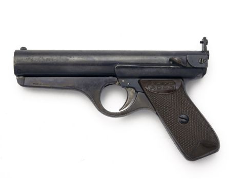 A.A. BROWN &amp; SONS, BIRMINGHAM A SCARCE .177 CONCENTRIC-PISTON LEVER-COCKING AIR-PISTOL, MODEL 'ABAS MAJOR', serial no. 17