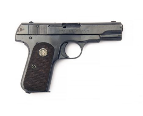 COLT, USA A .380 (ACP) SEMI-AUTOMATIC PISTOL, MODEL '1908 HAMMERLESS POCKET', serial no. 88010, for 1926, with 3 1/2in. barre