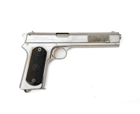COLT, USA A .38 (RIMLESS SMOKELESS) SEMI-AUTOMATIC PISTOL, MODEL '1902 MILITARY', serial no. 14864, for first year of manufac