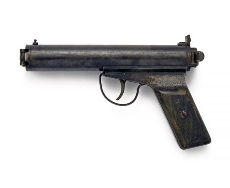 ACCLES &amp; SHELVOKE, BIRMINGHAM A SCARCE .177 SIDE-LEVER CONCENTRIC PISTON AIR-PISTOL, MODEL 'THE WARRIOR', serial no. 4077