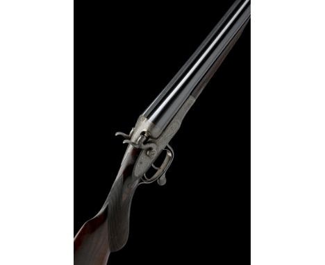 FREDc. T. BAKER A 12-BORE ROTARY-UNDERLEVER HAMMERGUN, serial no. 7625, circa 1896, 28in. sleeved nitro barrels, 2 3/4in. cha