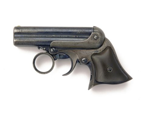 E. REMINGTON & SONS, USA A .32 RIMFIRE FOUR-BARRELLED DERRINGER PISTOL, MODEL 'REMINGTON-ELLIOT', serial no. 10392, circa 187