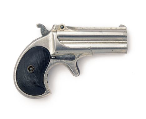 E. REMINGTON & SONS, USA A .41 RIMFIRE OVER-UNDER VEST-PISTOL, MODEL 'DOUBLE DERRINGER TYPE 1 LATE MODEL', serial no. 312, fo