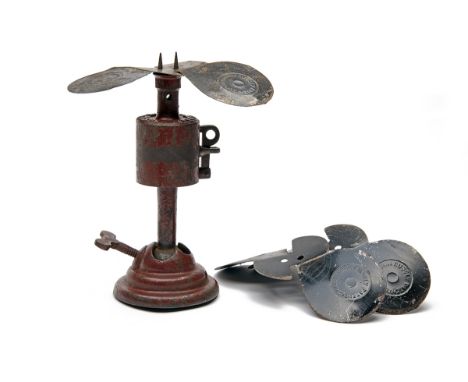 BUSSEY, LONDON A RARE BOXED EARLY TARGET-TRAP SYSTEM, MODEL 'BUSSEY'S PATENT GYRO-PIGEON', circa 1880, the launching device f