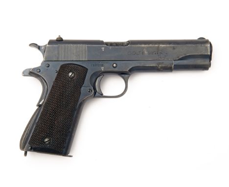 COLT, USA  A .45 (ACP) SEMI-AUTOMATIC PISTOL, MODEL '1911 GOVERNMENT COMMERCIAL', serial no. C186175, for 1936, with blued 5i