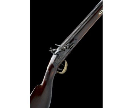 A GOOD .750 FLINTLOCK RIFLED MUSKET, UNSIGNED, MODEL 'BOBBEJAANBOUD', no visible serial number, circa 1820, the 41 3/4in. twi