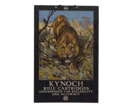 TWO RARE KYNOCH-NOBEL POINT OF SALE INFORMATION CARDS, circa 1953, both approximately 8in. x 12in., the first featuring an il