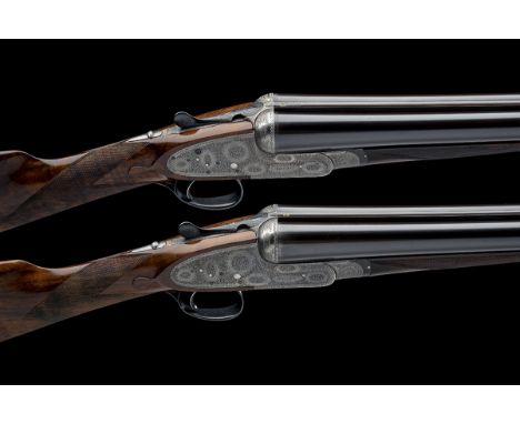 BOSS & CO. A MATCHED PAIR OF 12-BORE EASY-OPENING SINGLE-TRIGGER SIDELOCK EJECTORS, serial no. 7882 / 8277, for 1933 and 1935