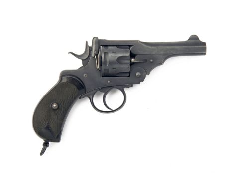 WEBLEY, BIRMINGHAM A .455 SIX-SHOT DOUBLE-ACTION REVOLVER, MODEL 'MKI', serial no. 28089, circa 1892, with blued 4in. barrel 