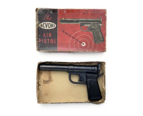 ACCLES &amp; SHELVOKE, BIRMINGHAM A BOXED .177 LEVER-COCKING AIR-PISTOL, MODEL 'ACVOKE', no visible serial number, circa 1955