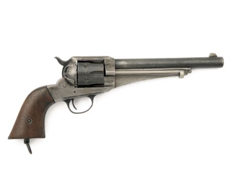 REMINGTON, USA A .440 (REM) SIX-SHOT SINGLE-ACTION REVOLVER, MODEL '1875 ARMY', no visible serial number, circa 1880, with re