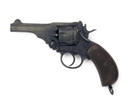 WEBLEY & SCOTT, BIRMINGHAM A .455 SIX-SHOT SERVICE-REVOLVER, MODEL 'MKV', serial no. 131333, dated for 1914, with 4in. barrel