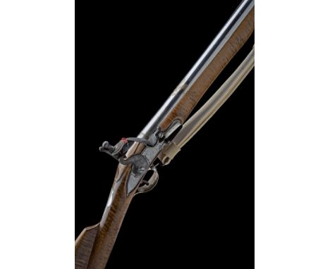 A CASED REPRODUCTION 11-BORE FLINTLOCK MUSKET, MODEL 'WAR OF INDEPENDENCE 200TH YEAR ANNIVERSARY BROWN BESS', no visible seri