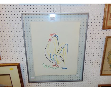 A framed 'Nach',  Pablo Picasso print