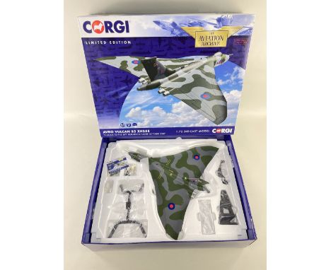 CORGI 1:72 SCALE MODEL OF AVRO VULCAN B2 XH558, ltd edn Aviation Archive, Vulcan to the Sky' Return to Flight October 2007, c