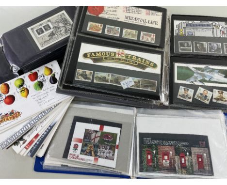 STAMPS: ASSORTED PRESENTATION PACKS, MININSHEETS &amp; FIRST DAY COVERS, 1980s-1990s, in ablums and loose.