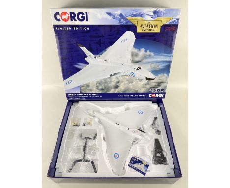 CORGI 1:72 SCALE MODEL OF AVRO VULCAN B MK2, ltd edn Aviation Archive, XL, 617 Squadron, RAF Scampton, Lincs, 1964, collector