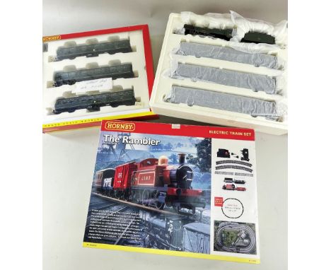 THREE HORNBY 00 GAUGE TRAIN PACKS, comprising R2347M 'The Manxman' train pack, containing ltd edn (1241/1500) BR 4-6-0 'Carna